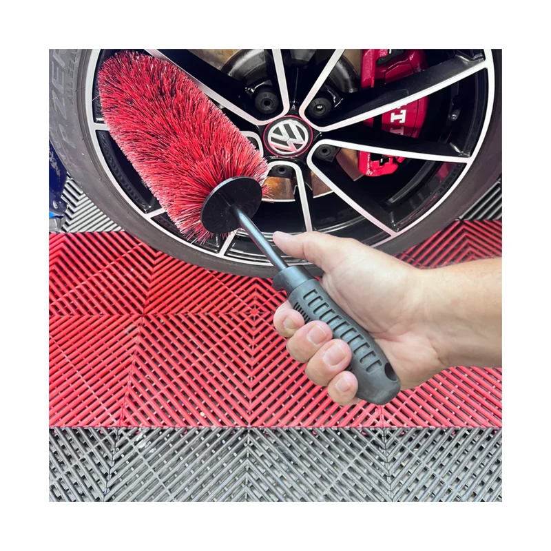 Wheel Spoke & Barrel Cleaning Brush with Nylon bristles