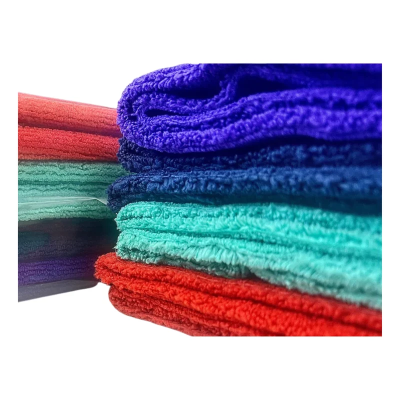 Edgeless 420 GSM Microfiber Towels (4-colors-12-pcs)