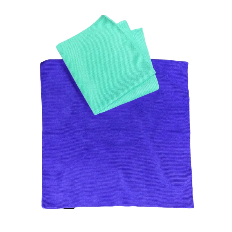 Pearl Weave Edgeless Microfiber Towels - 400 GSM 2 colors - 10 pcs
