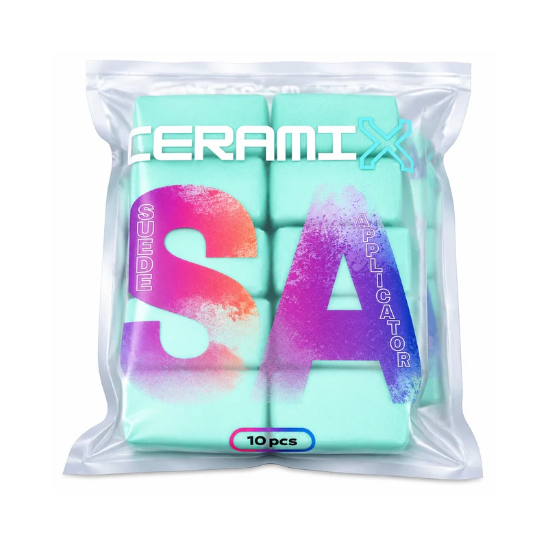 CERAMI-X Mini Microfiber Coating Applicator Sponge w/ Plastic Barrier