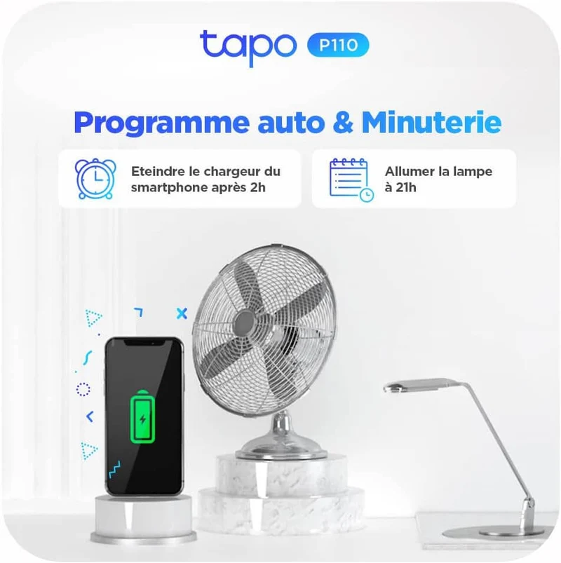 Prise Connectée 16A avec Suivi de Consommation - Tapo P110