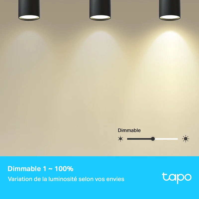 Ampoule LED Connectée GU10 Blanc Chaud 350 Lumens - Tapo L610