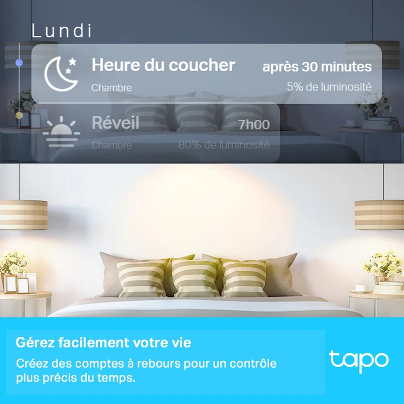 Ampoule LED Connectée GU10 Blanc Chaud 350 Lumens - Tapo L610
