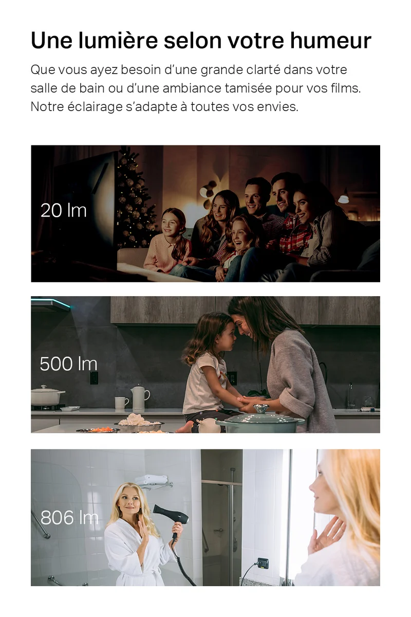 Ampoule LED Connectée E27 Lumière du Jour 806 Lumens - Tapo L520E