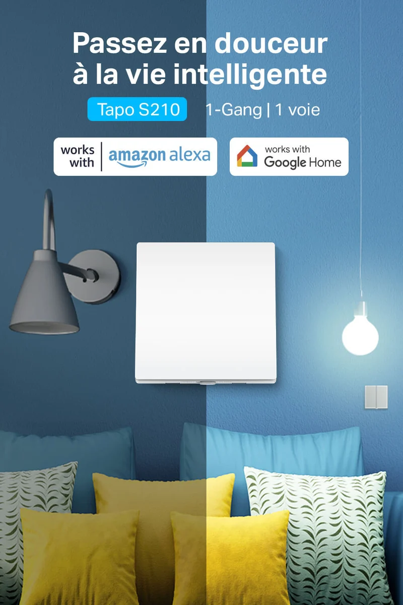 Interrupteur Connecté Domotique - Tapo S210