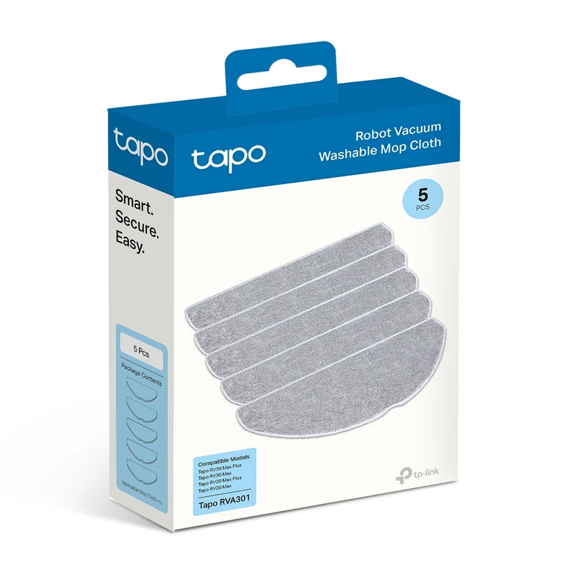 Serpillière de Nettoyage Lavable pour Aspirateur Robot - Tapo RVA301