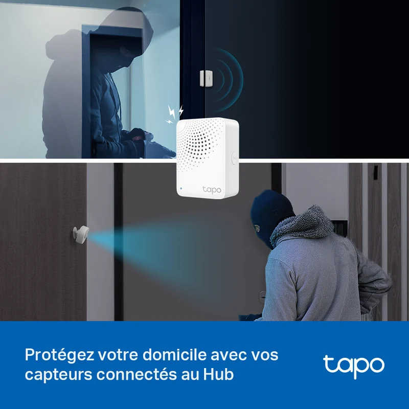 Kit Capteur de Mouvement Ouverture de Porte et Hub avec Carillon - Tapo T30 KIT