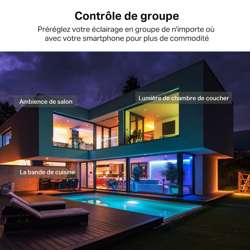Ruban LED Connecté Multicolore 5 Mètres - Tapo L920-5