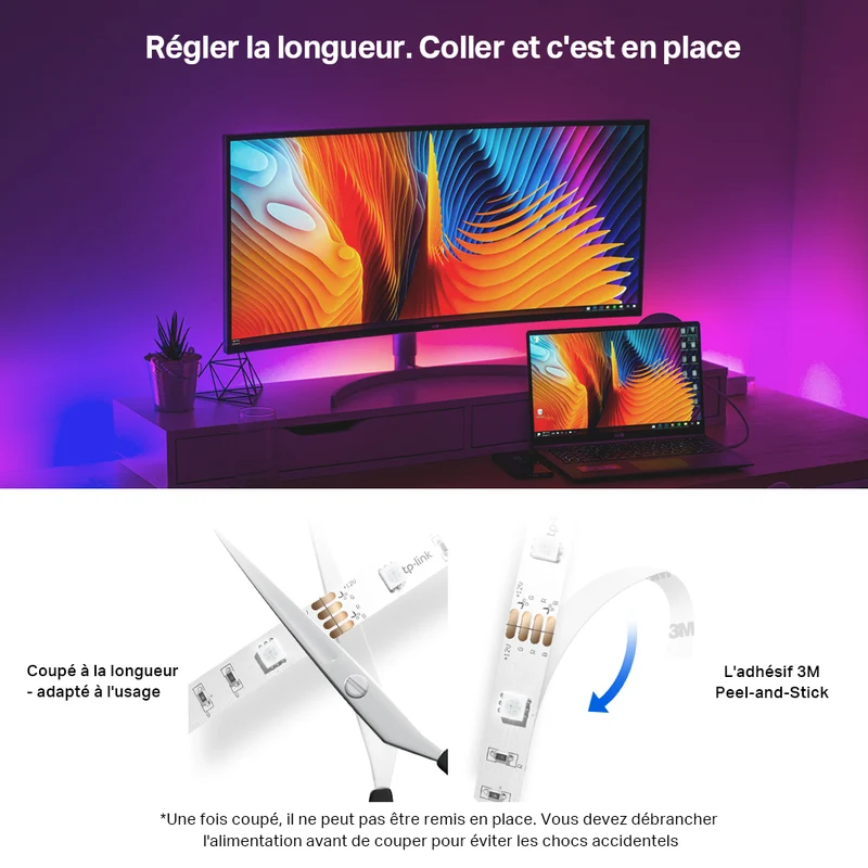 Ruban LED Connecté RVB 5 Mètres - Tapo L900