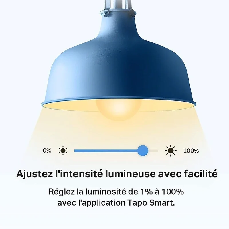 Ampoule Led Connectée E27 Blanc Chaud 806 Lumens - Tapo L510E