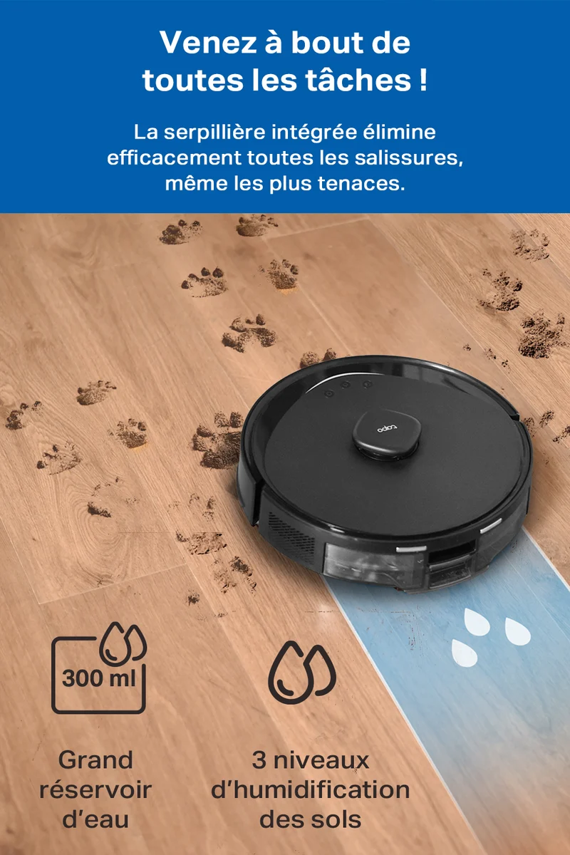 Aspirateur Robot Laveur 5300 Pa - Tapo RV30 Max