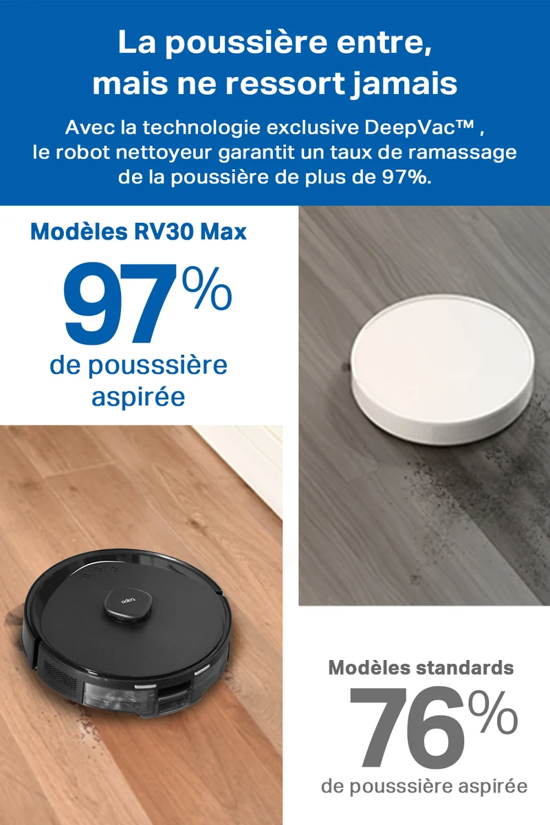 Aspirateur Robot Laveur 5300 Pa - Tapo RV30 Max