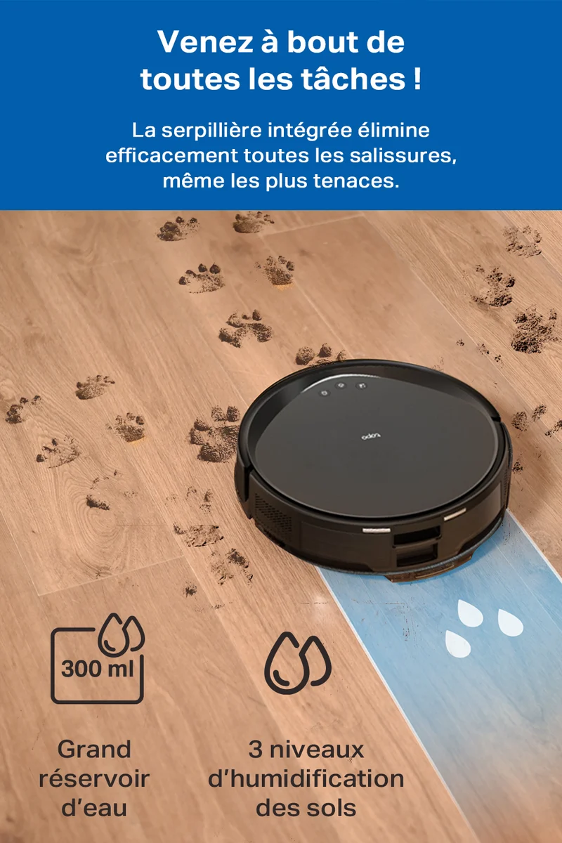Aspirateur Robot Laveur 5300 Pa avec Station de Vidange - Tapo RV20 Max Plus