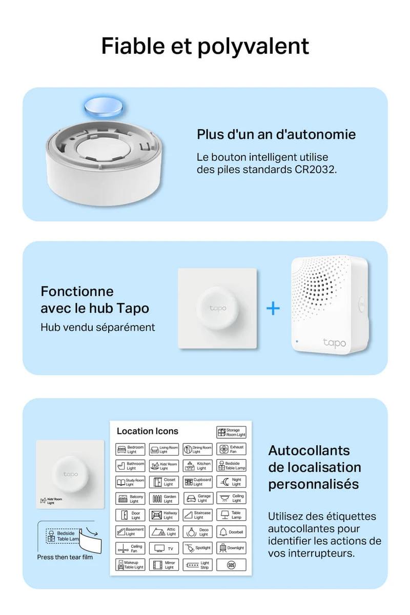 Interrupteur Variateur Connecté - Tapo S200D