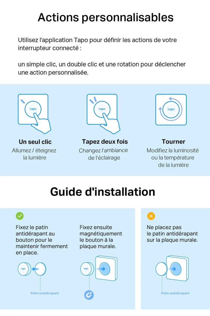 Interrupteur Variateur Connecté - Tapo S200D