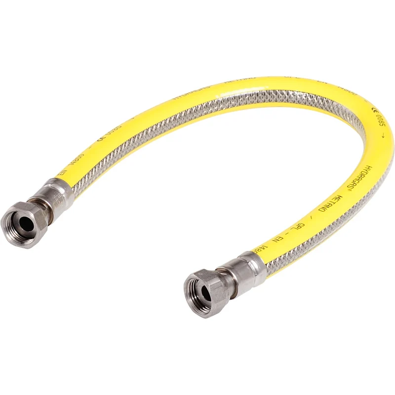RAMINEX - Tuyau de gaz - Norme NL - M24 (F) - M24 (F) - 75 cm
