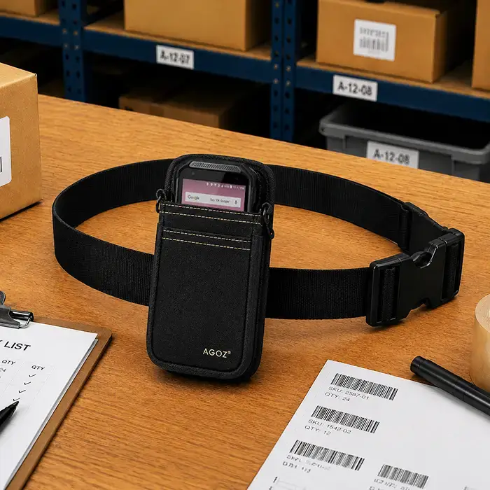 Étui ceinture de taille Point Mobile pour les flux de travail de livraison et d'inventaire | Agoz