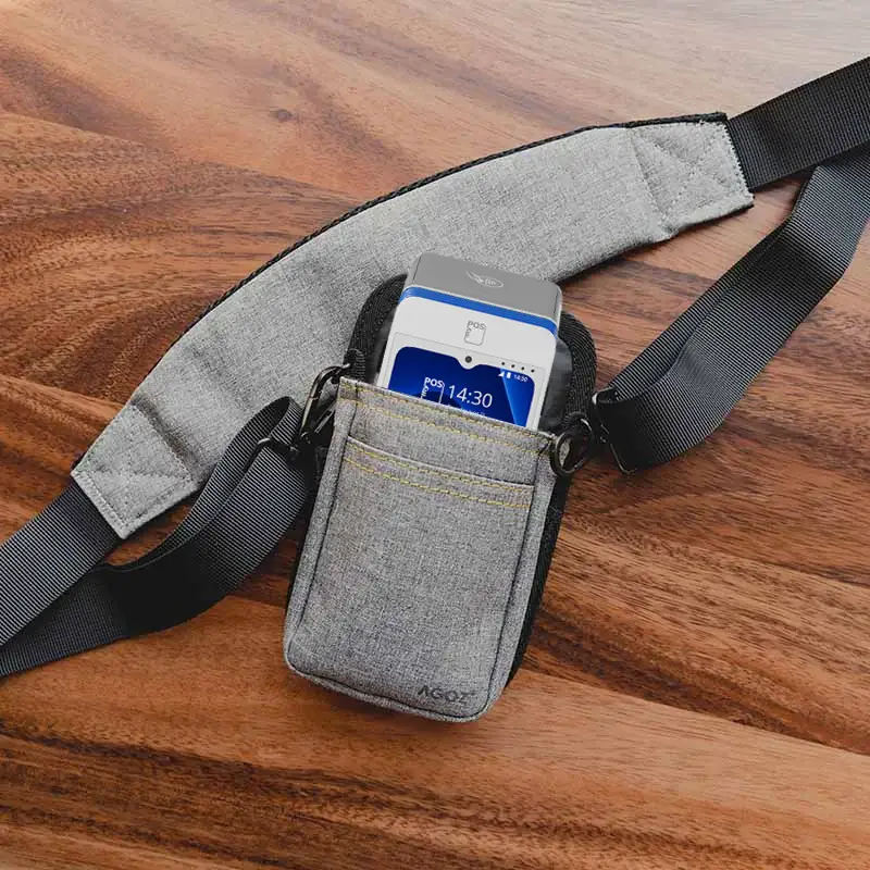 Étui robuste pour terminal mobile myPOS avec bandoulière épaulière