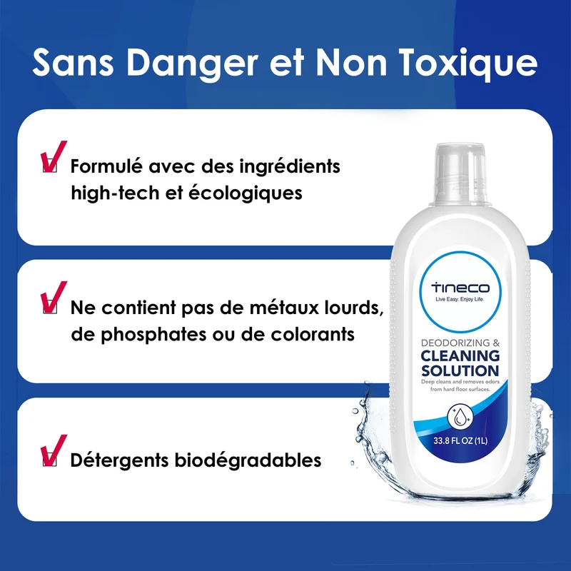 Tineco formule pour Floor One S3, iFloor 3, Floor One S5 & S5 Combo, pour nettoyage multi-surfaces