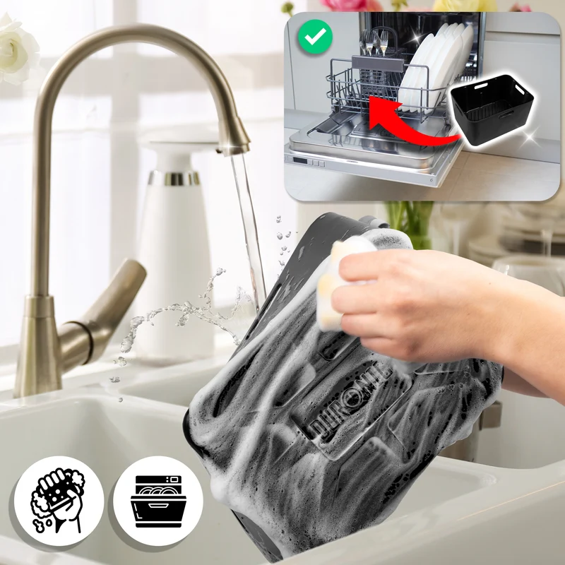 Duronic AFL1 Pack de 2 Moules en silicone Plats Réutilisables Accessoires pour Friteuse à air Air Fryer Inserts en silicone antiadhésifs compatibles avec Duronic AF34 AF24 ou autres airfryers