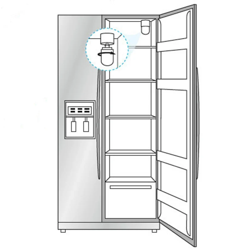 SCANPART - filtre à eau interne pour réfrigérateur