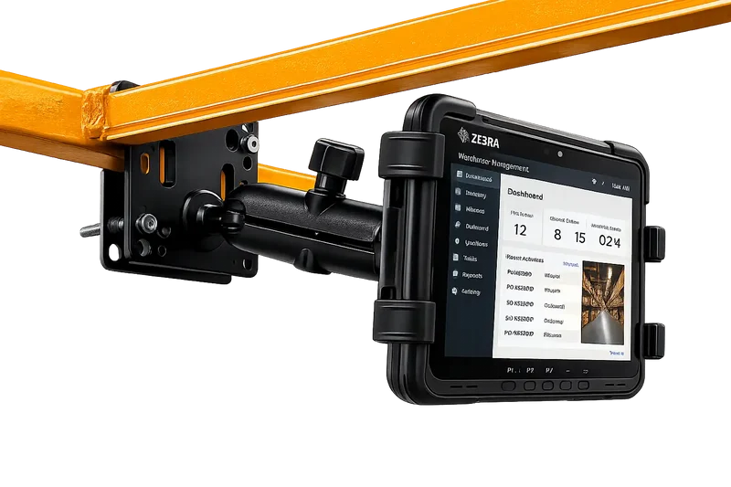 Support de fixation pour chariot élévateur pour tablette durcie Zebra | Agoz