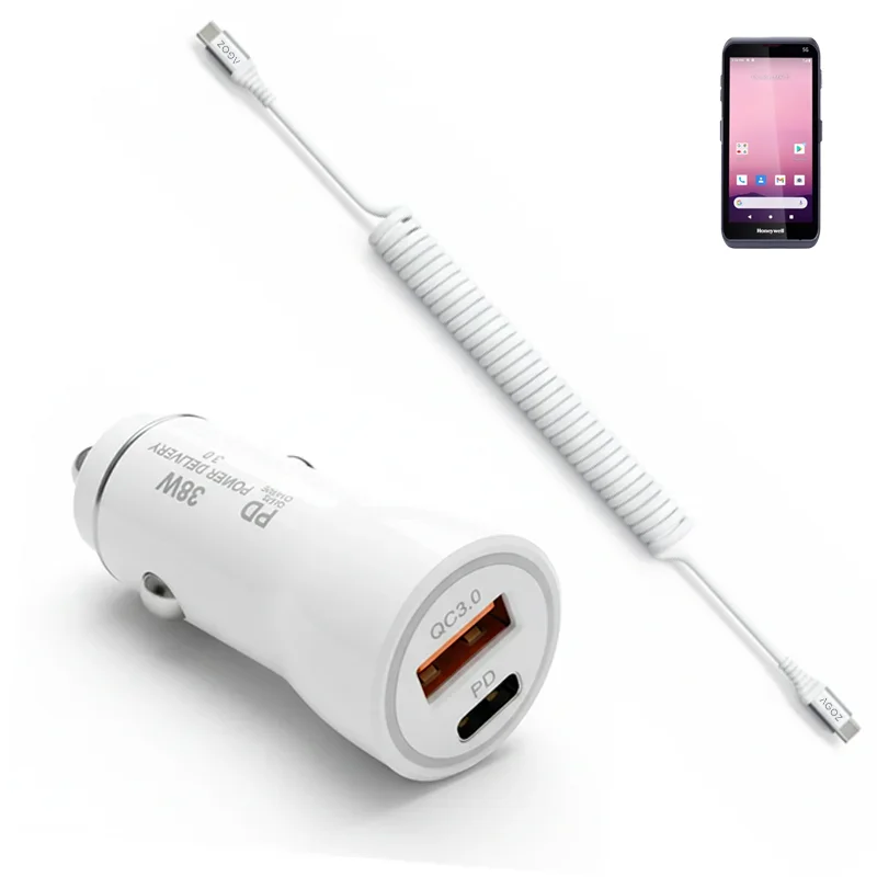 Kit de chargeur véhicule 38W pour ordinateur mobile Honeywell, mobilité sur le terrain | Agoz