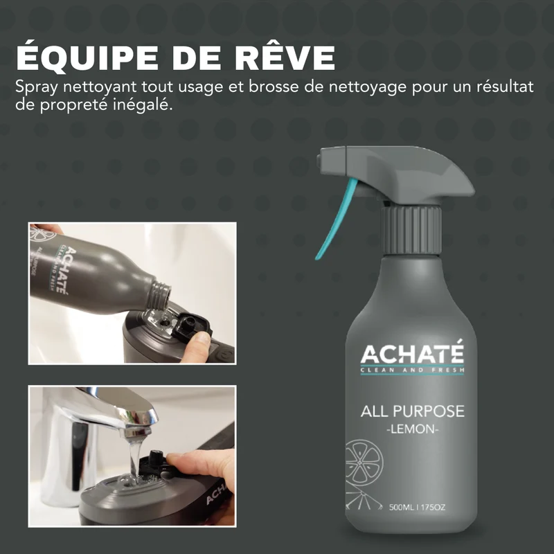 Achaté Brosse de nettoyage électrique