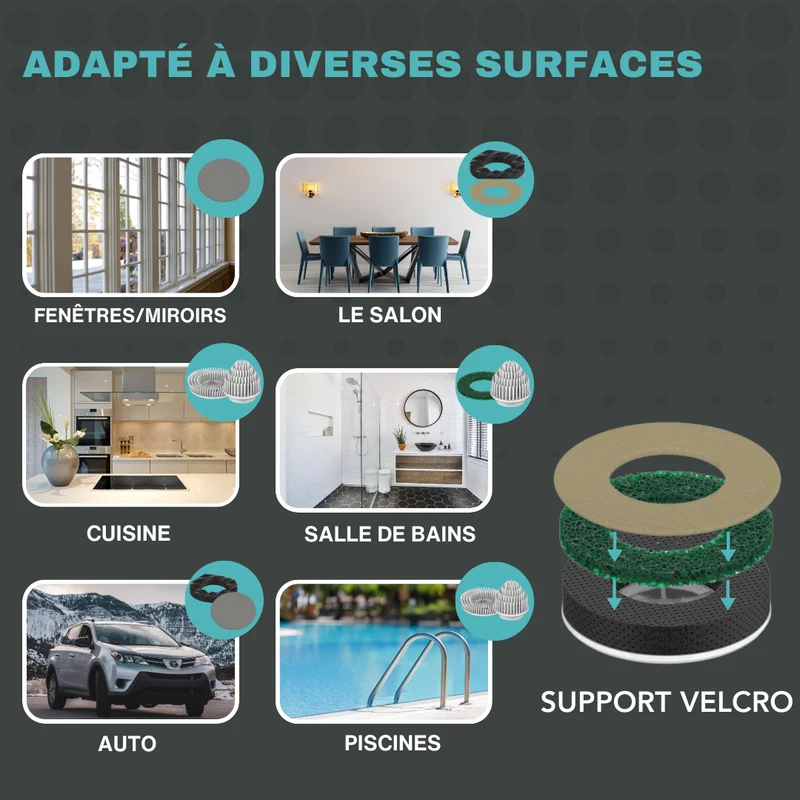 Achaté Brosse de nettoyage électrique