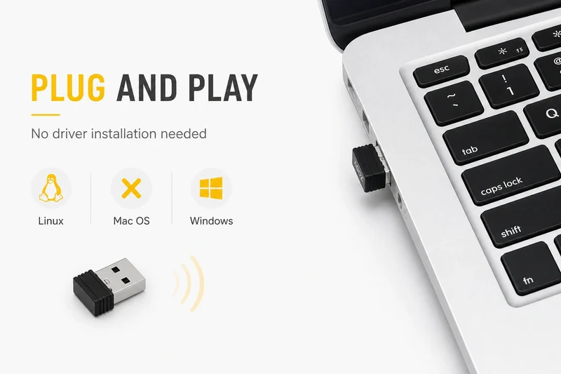 Scanner de codes-barres 2D sans fil AGOZ D280 avec support, Bluetooth 2,4G USB filaire