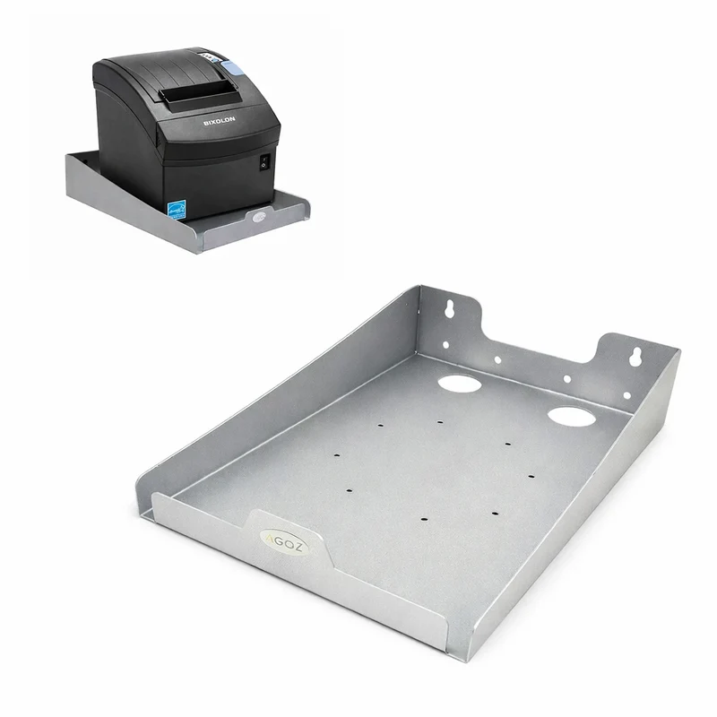 Étagère murale en acier inoxydable pour imprimante de point de vente Bixolon