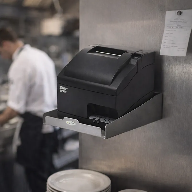 Étagère murale pour imprimante de tickets de cuisine Star Micronics