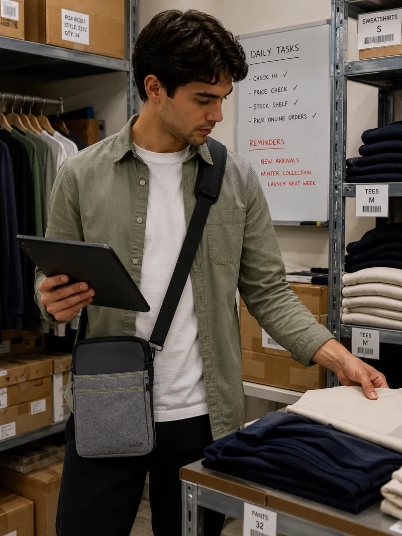 Étui de transport durable pour tablettes Rhino avec bandoulière