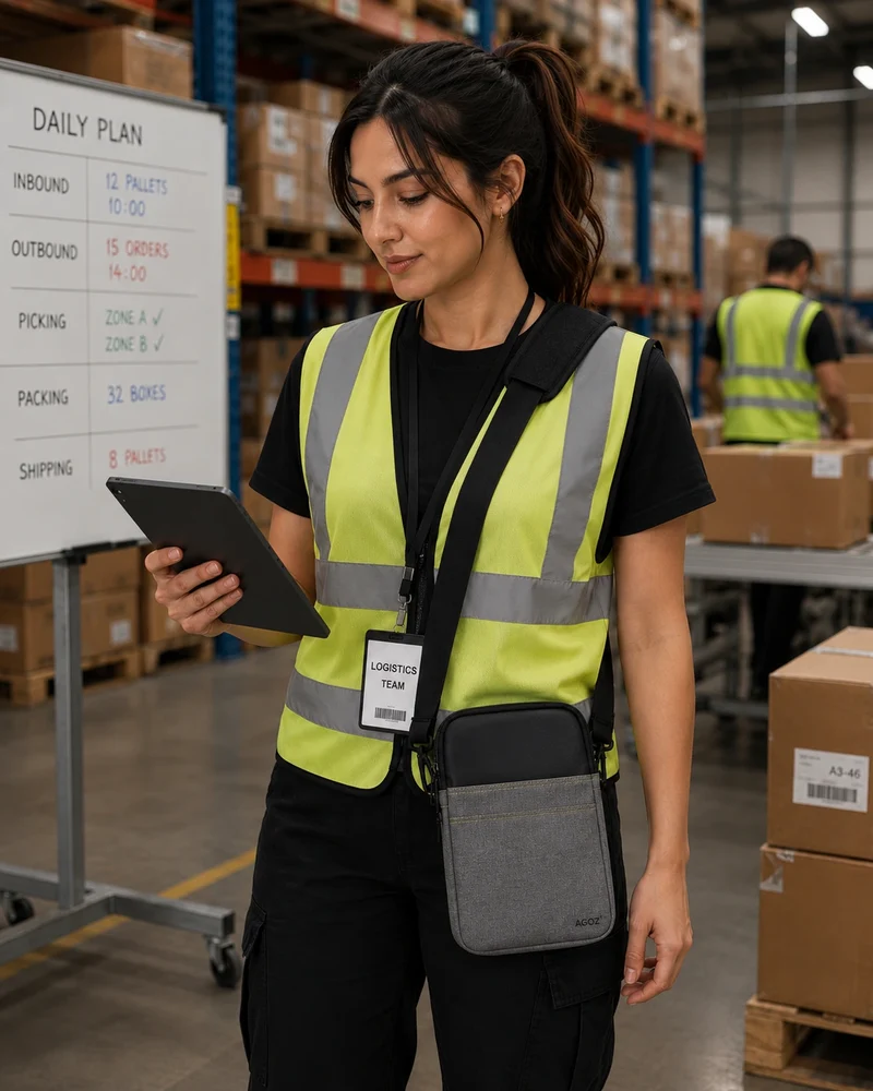 Étui de transport durable pour tablettes Rhino avec bandoulière
