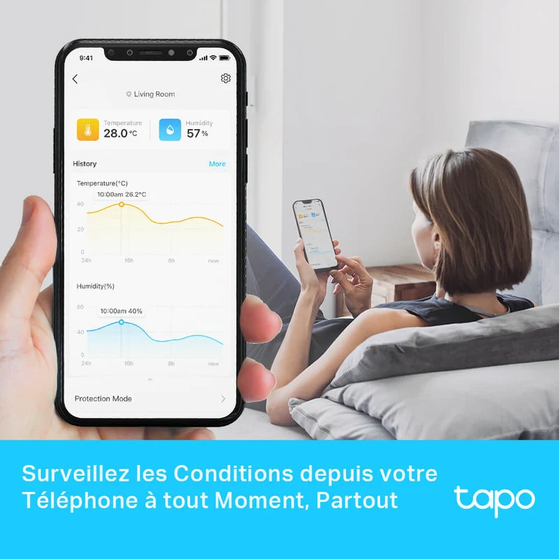 Capteur Moniteur Connecté de Température et d'Humidité - Tapo T315