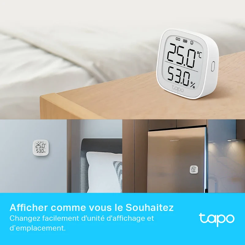 Capteur Moniteur Connecté de Température et d'Humidité - Tapo T315
