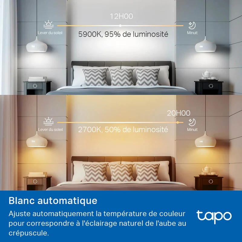 Ampoule Led Connectée E27 Multicolore 1055 Lumens - Tapo L535E
