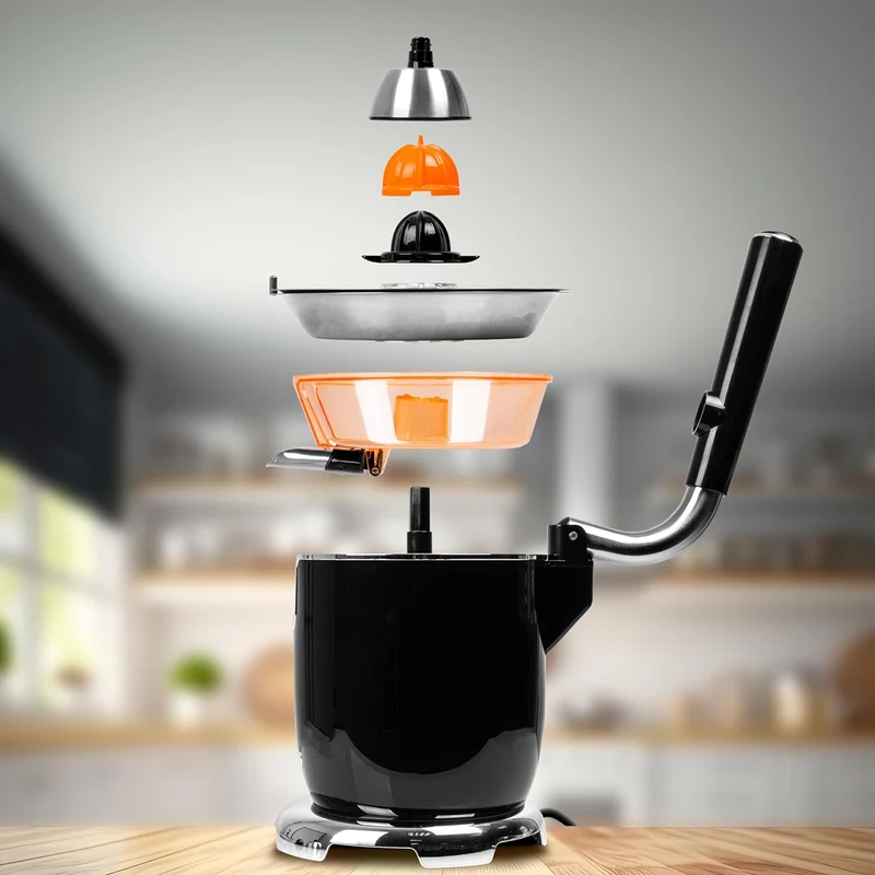 Duronic JE605 Presse-agrumes de 600W | Capacité de 400 ml | Filtre réglable pour la Pulpe | Idéal pour Jus d'Agrumes Oranges Citrons frais