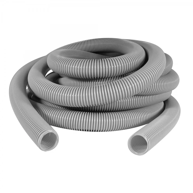 Hose for Central Vacuum - 30' (9 m) - 1 3/8" (35 mm) dia - Grey - Anti-Crush