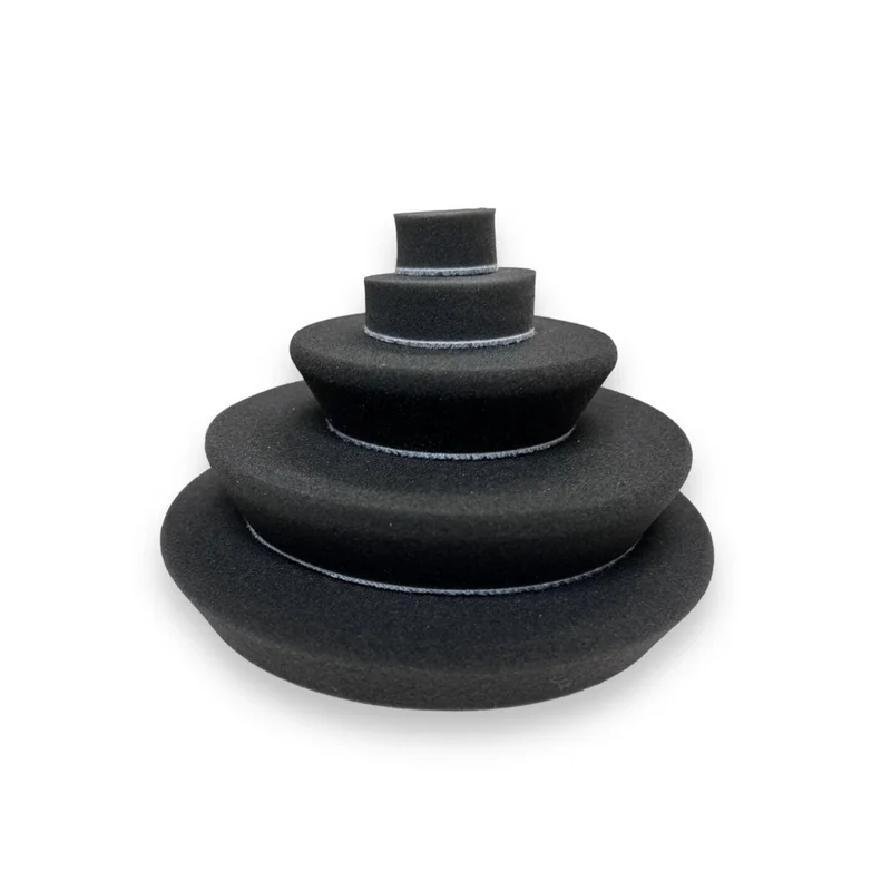 XX-TRA Fine Black Polishing Foam Pad - 2'' (5 pcs)
