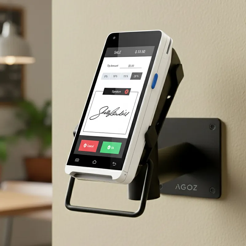 Support pivotant réglable pour terminal de paiement mobile Valor Paytech
