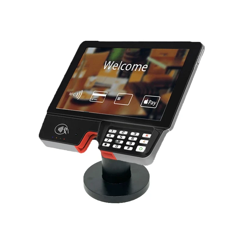 Support pivotant métallique profil bas pour terminaux PAX Smart POS | Agoz