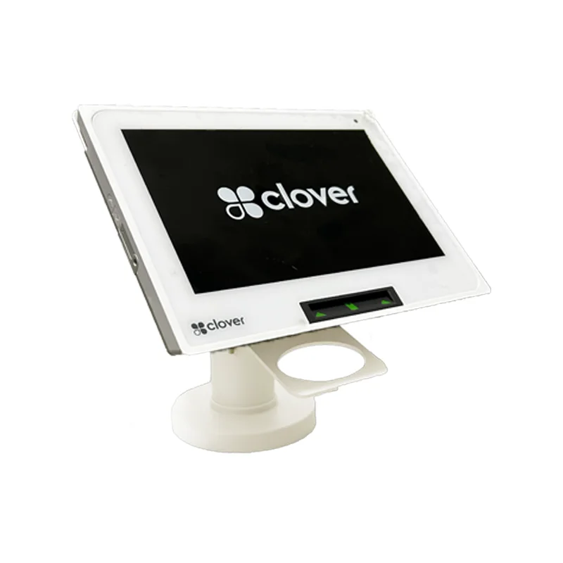 Support métallique pivotant et inclinable à profil bas pour terminal de point de vente Clover Mini