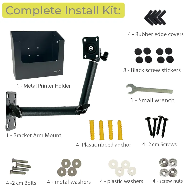 Support d'imprimante Printronix M4L2 robuste Montage en métal pour chariot élévateur