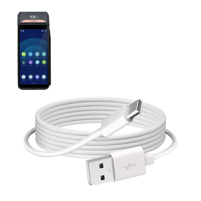 Câble de charge USB-A vers USB-C pour terminal de paiement mobile Ingenico