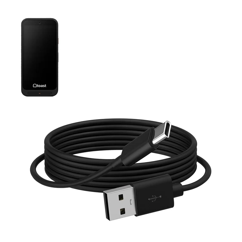Câble de charge USB-A vers USB-C pour Toast Go 3 portable