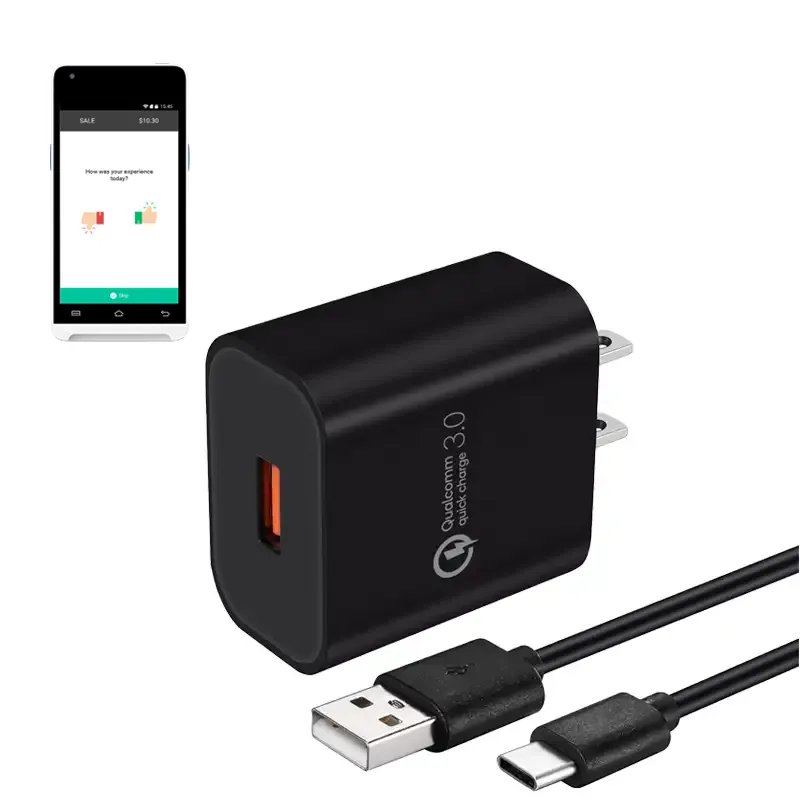Chargeur mural et câble USB-C pour terminal de point de vente Valor VP550E