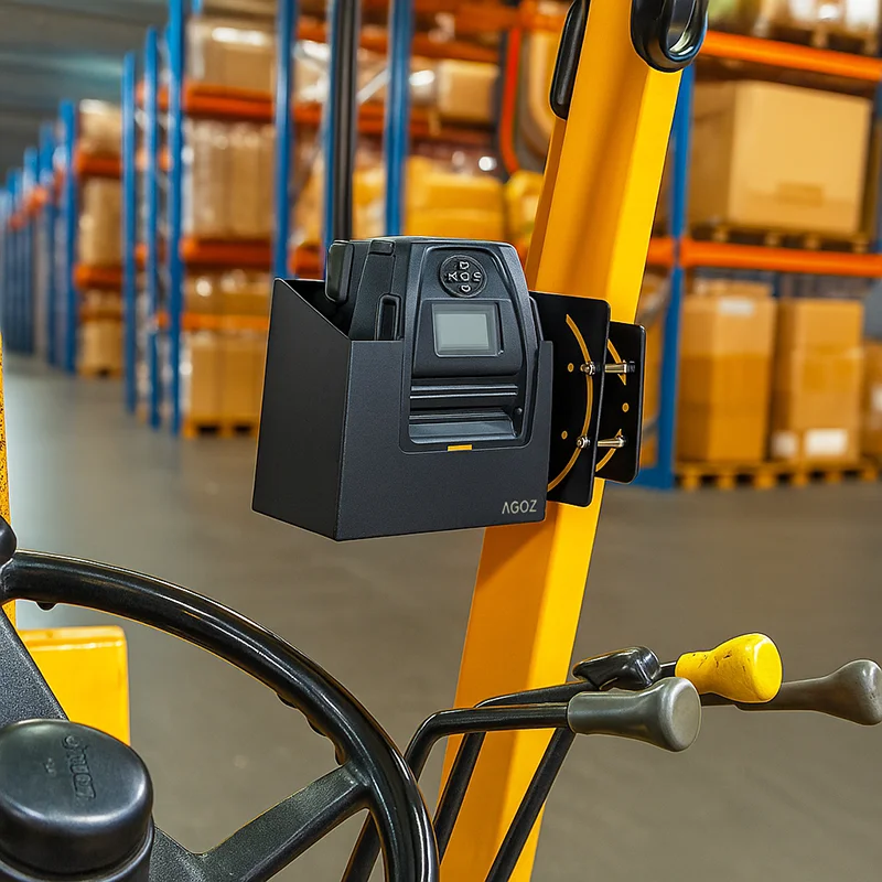 Support métallique de fixation pour chariot élévateur pour imprimante Zebra ZQ630 | Agoz