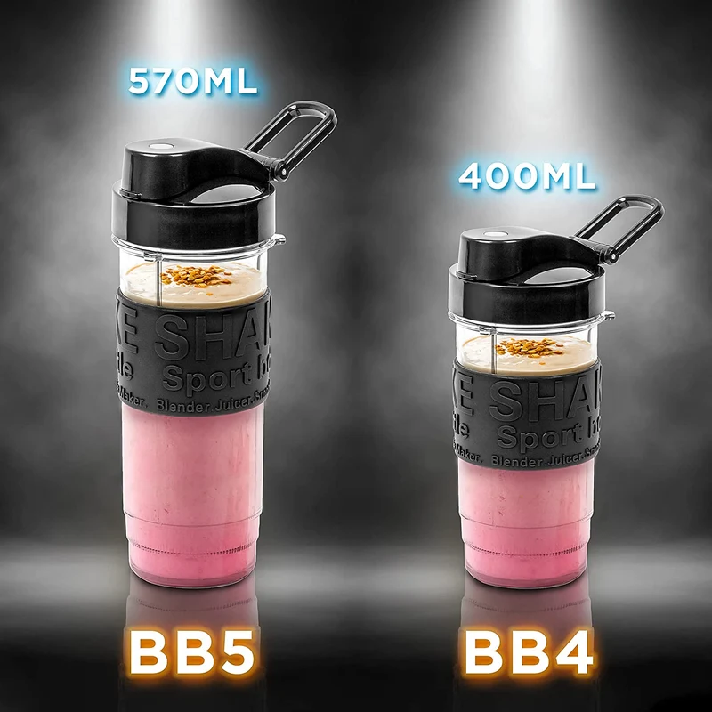 Duronic BB5 Bouteille de 570 ml | Compatible avec les blenders BL510 et BL520 de Duronic