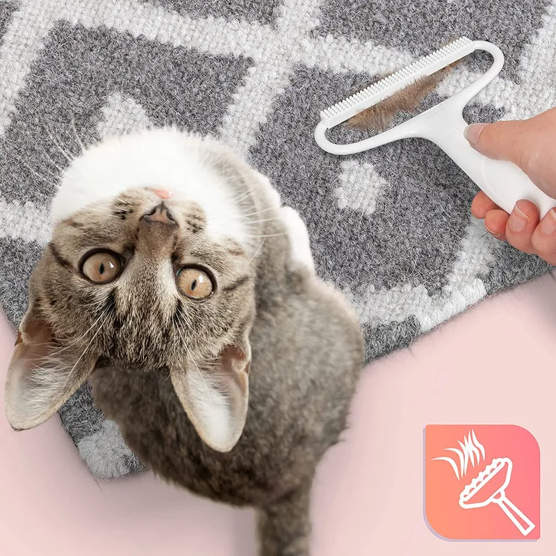 Duronic MFS1 Rasoir Anti-Bouloches Manuel Portable | 2 Fonctions | pour Vêtements Tissus Tapis | Enlève Les Poils d'animaux